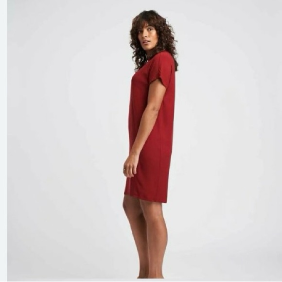 Universal Standard Isabelle Luxe Twill dress in Sandria Red. Size 10/12, NWT. - Picture 4 of 6
